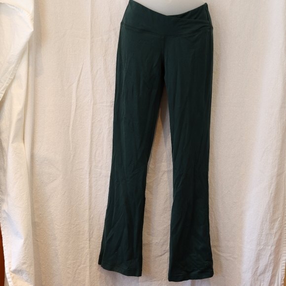 Lucy Green Flare-Leg Track Suit Lounge Set XS Full-Zip Jacket & Pants Retro - Picture 9 of 16